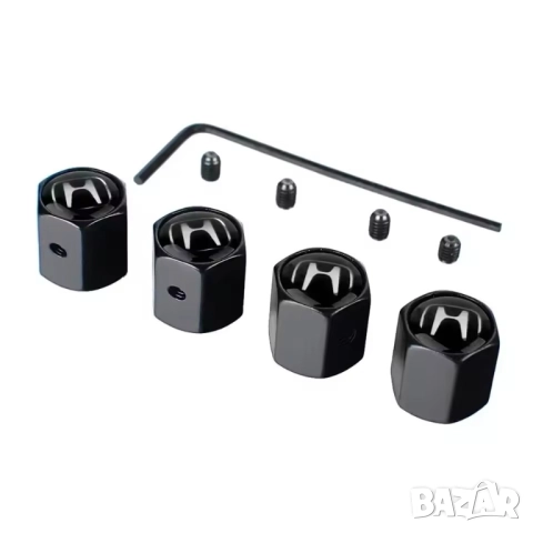 Защита от кражба! Метални капачки за вентили! Хонда!, снимка 2 - Аксесоари и консумативи - 25861021