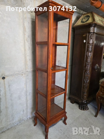 Витрина в стил Луи 15 , снимка 4 - Секции и витрини - 54283859