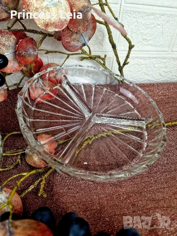 Кристални плата, снимка 3 - Чинии - 51119691