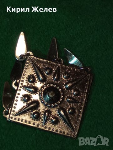 СРЕБРИСТА ВЪЗРОЖДЕНСКИ СТИЛ РЕТРО АРТ БРОШКА 4102, снимка 10 - Други - 30555083