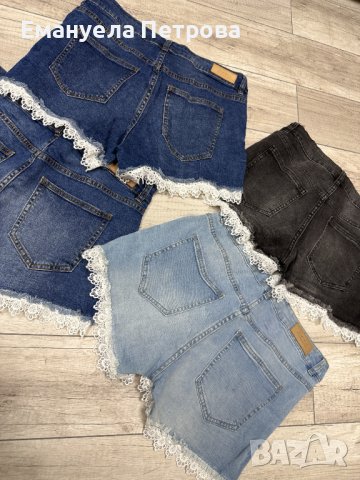 Дамски дънкови къси панталони с дантела / цветове / NEW YORKER, снимка 11 - Къси панталони и бермуди - 38978103