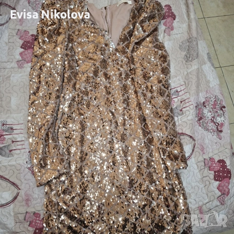 къса рокля с дълъг ръкав, снимка 3 - Рокли - 53999835