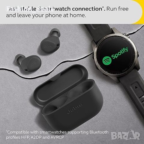 Тъмно сиви слушалки Jabra Elite 8 Earbuds: Адаптивен ANC, сигурно прилягане, 32-часова батерия , снимка 7 - Bluetooth слушалки - 42528375