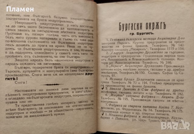 Индустриалните заведения въ България 1928 година : Най-пъленъ и всестраненъ адресникъ, снимка 2 - Антикварни и старинни предмети - 40808758