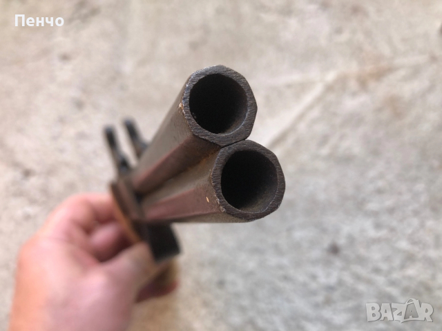 старинен капсулен двуцевен пистолет, снимка 12 - Антикварни и старинни предмети - 39028282