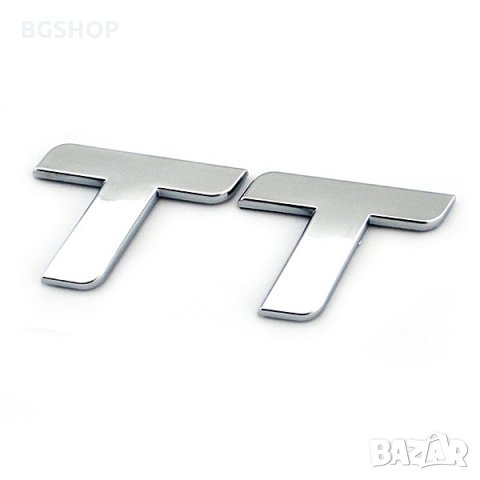  Емблема за Audi TT / Ауди ТТ - Silver, снимка 1 - Аксесоари и консумативи - 35374424