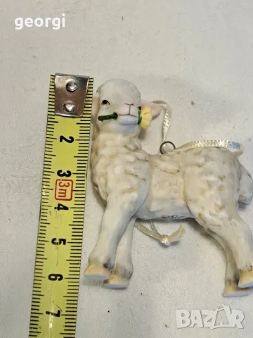 коледни порцеланови фигурки агънца Goebel 6/6, снимка 6 - Колекции - 48076216