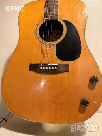 Fender F75 Акустична китара с AUX вход Рядка реколта - 1975 г, снимка 3 - Китари - 48970927