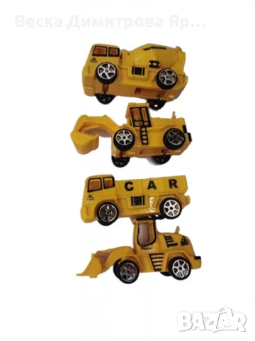 Комплект строителни камиончета – Забавление и реалистична игра за малките строители, снимка 4 - Коли, камиони, мотори, писти - 48721507