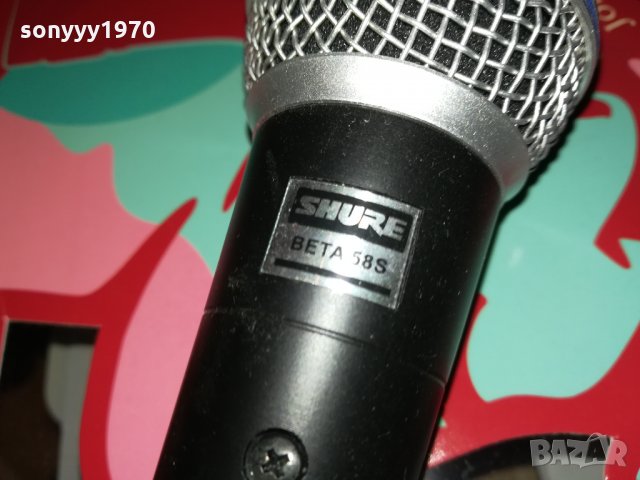 SHURE BETA 58S-МИКРОФОН ВНОС ГЕРМАНИЯ 0712211835, снимка 8 - Микрофони - 35063293