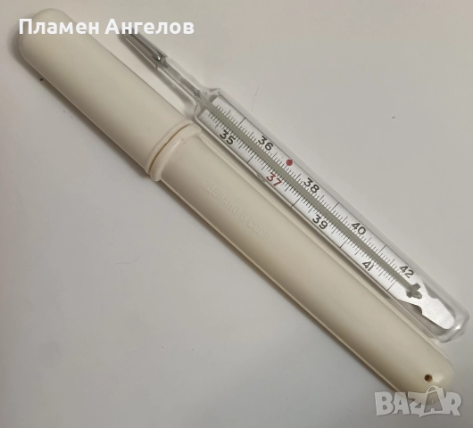 Руски живачен термометър за измерване на телесна температура от соца. , снимка 6 - Уреди за диагностика - 52791835