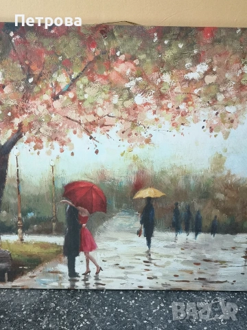 Маслена картина върху платно , снимка 2 - Картини - 54162414