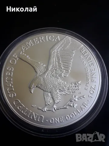 сребърна монета от 1 USA долар 2026г.