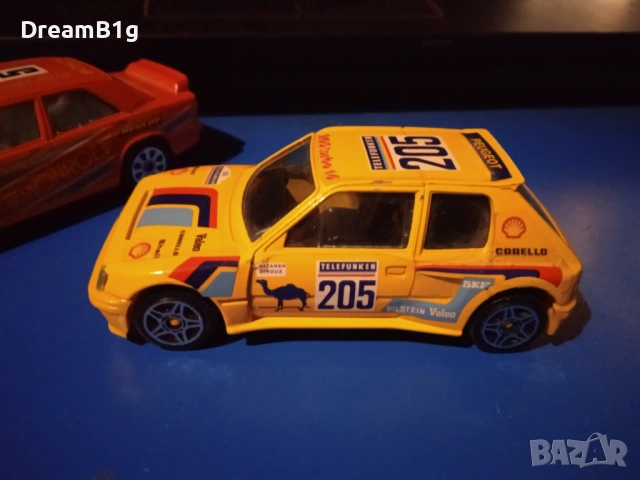  Ретро Bburago 1/43 – Mercedes 190E & Peugeot 205 Turbo 16 (Made in Italy), снимка 7 - Коли, камиони, мотори, писти - 54323516