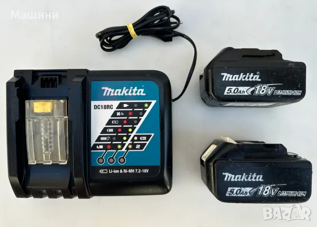 Makita DHS680 - Безчетков ръчен циркуляр 2x18V 5.0Ah, снимка 7 - Циркуляри - 55884933