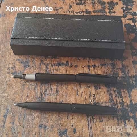 химикалка и ролер Andre Philippe комплект метал в кутия, снимка 2 - Ученически пособия, канцеларски материали - 54332326