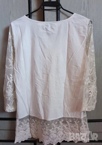 Ефирна блуза , снимка 3 - Блузи с дълъг ръкав и пуловери - 36819023