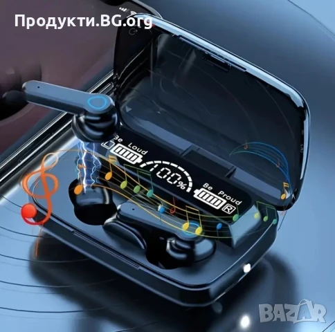 Безжични TWS Слушалки с LED Кутия и Шумопотискане, снимка 5 - Bluetooth слушалки - 50762281