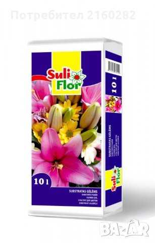 Торф за цъфтящи и декоративни растения Suliflor - 10 Лт., 20Лт., снимка 1