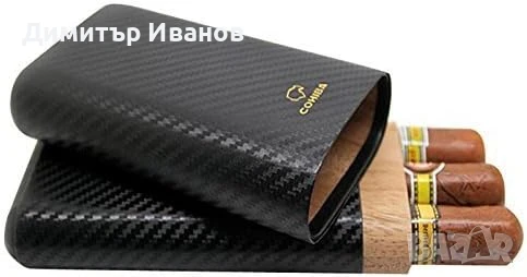 Cohiba кедров калъф със карбоново покритие за 3 пури, снимка 10 - Други - 50997768
