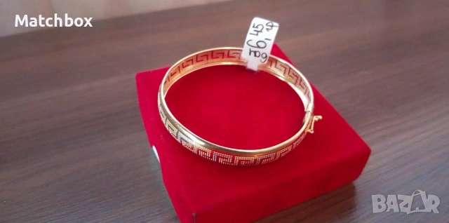 Златни гривни , обеци 14 карата 585 , снимка 5 - Гривни - 51919288