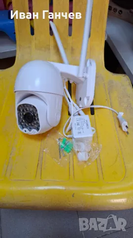 5 MP външна Нова въртяща се безжична WIFI IP FULLHD камера с Нощно виждане и видеонаблюдение, снимка 4 - IP камери - 27878416