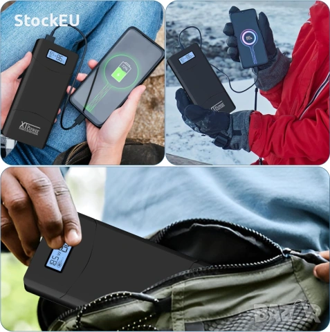 Външна батерия за зареждане на лаптоп XT-20000QC3 20100mAh 5V 65W Power Bank Бързо зарядно , снимка 3 - Друга електроника - 54351649