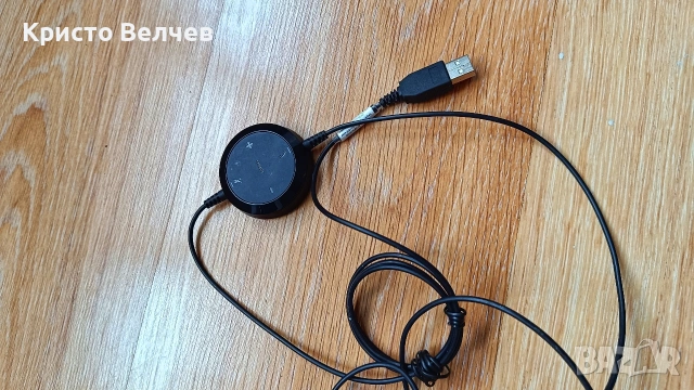 Jabra слушалки с микрофон (жични, USB), снимка 2 - Bluetooth слушалки - 53937867