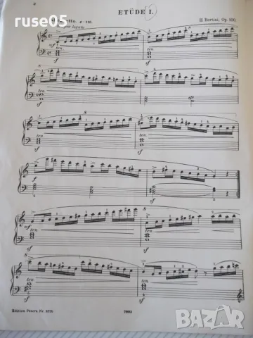 Ноти за пиано "BERTINI - ETÜDEN - Opus 100" - 34 стр., снимка 4 - Специализирана литература - 47538976