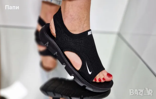 Дамски сандали Nike в черно , снимка 2 - Сандали - 56171426