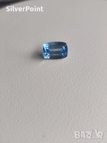 Аквамарин топ син