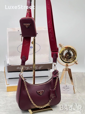 Prada 🫟Дамски Чанти , снимка 3 - Чанти - 54139344