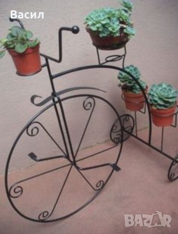 Цветарници и стойки за цветя и саксии от ковано желязо, снимка 11 - Други стоки за дома - 40378194