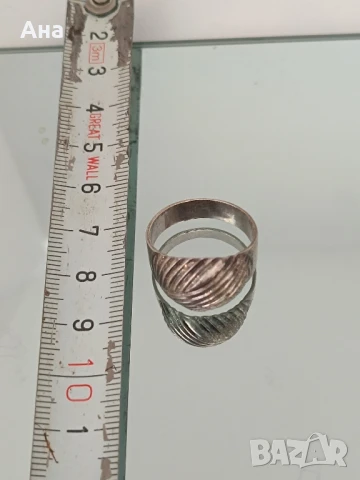Маркиран сребърен пръстен , снимка 1