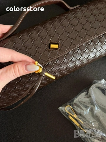 Кафява чанта Bottega Veneta-IM59j, снимка 3 - Чанти - 54231202