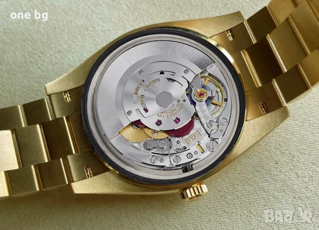 Rolex Day Date President Gold Champagne Diamond Bezel, снимка 10 - Луксозни - 55973486