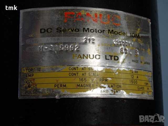 Серво мотор FANUC 10M, снимка 5 - Резервни части за машини - 29835171