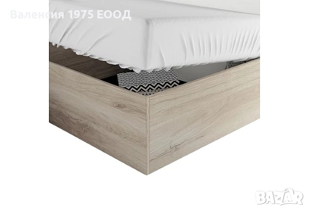 Ъглови легла с механизми и ракла Сити 2043 сонома или комбинация бяло/ арвен, снимка 9 - Спални и легла - 47403155