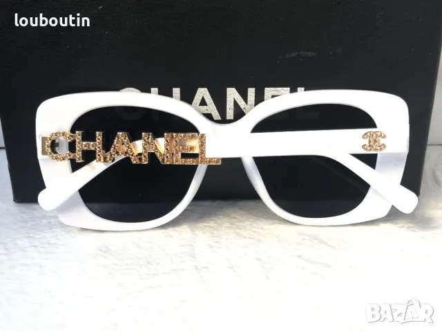 CH 2024 дамски слънчеви очила котка бели черни, снимка 14 - Слънчеви и диоптрични очила - 47779397