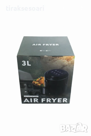 Air Fryer 24V 3L 250W за камион – фритюрник с горещ въздух, снимка 6 - Аксесоари и консумативи - 53979205