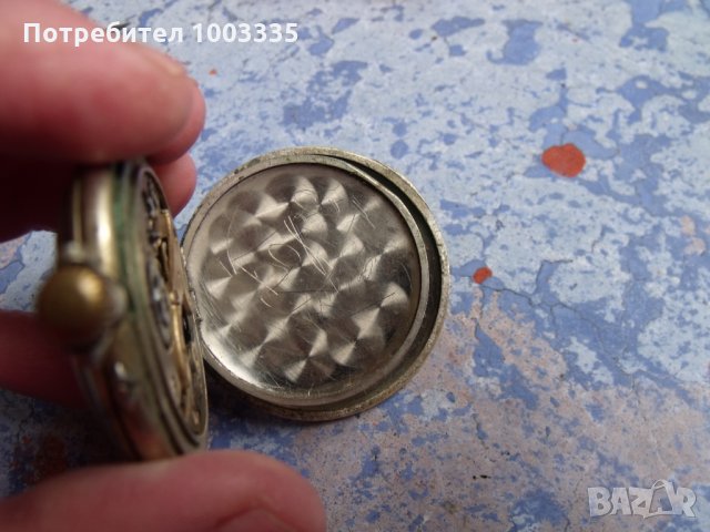 рядък джобен часовник с ниело, снимка 6 - Колекции - 30284025