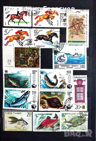 Класьор с марки 215 бр., снимка 13 - Филателия - 48165712