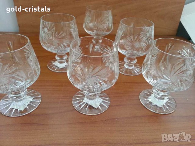 кристални чаши , снимка 4 - Антикварни и старинни предмети - 29364094