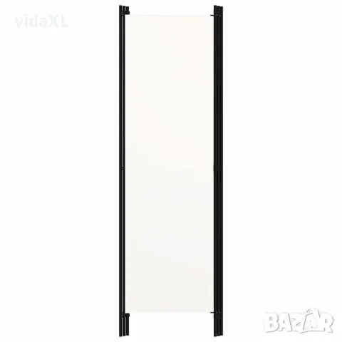 vidaXL Параван за стая, 3 панела, бял, 150x180 см, снимка 3 - Паравани - 56146708