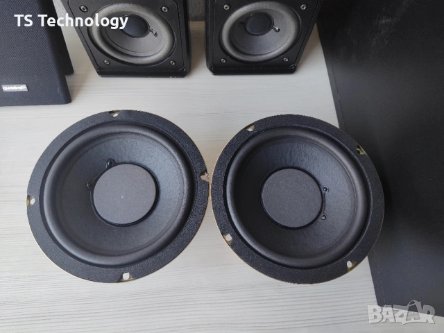 Домашно кино Quadral комплект Quadral Trianon TSW-II + Trianon TSA-I, снимка 5 - Тонколони - 53045006