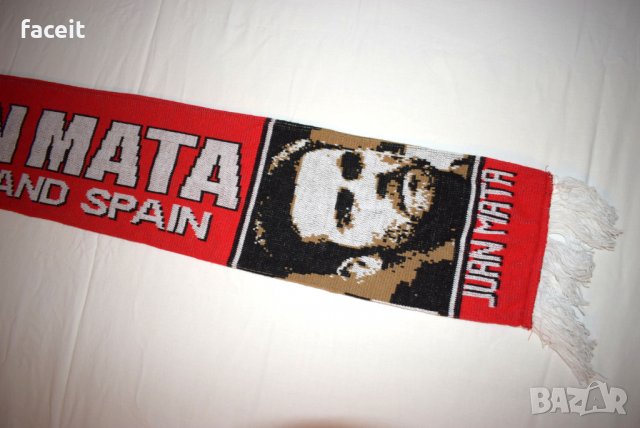 Juan Mata - Manchester United and Spain - Уникален фенски шал / Хуан Мата , снимка 4 - Футбол - 31176092