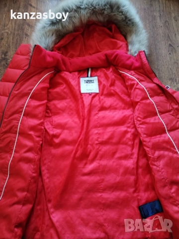 Tommy Hilfiger Essential Hooded Down Jacket - дамско пухено яке М, снимка 10 - Якета - 52203445