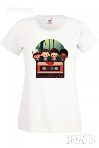 Дамска Тениска Stranger Things 4,Филм,Сериал,, снимка 3 - Тениски - 37314691