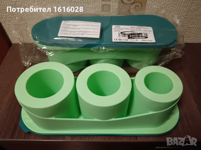 Силиконова форма с капак с 3 различни размера на кръговете., снимка 2 - Декорация за дома - 42722321