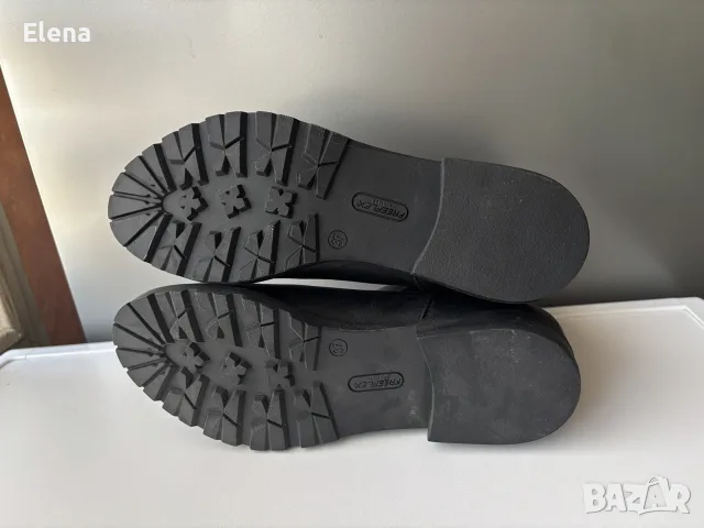 Черни женски боти, снимка 3 - Дамски боти - 56442096